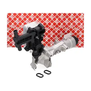 febi Oil Filter Housing + Filter + Cooler for MERCEDES W205 S205 1.6D OM626 OM654 6261800011