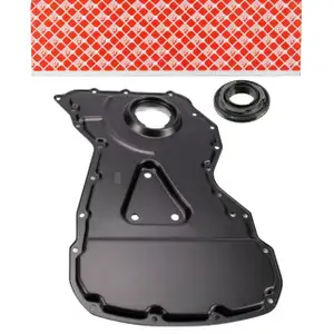 febi Abdeckung Zahnriemen + Wellendichtring für PSA Jumper 2 Boxer FIAT FORD 2.0/2.2D