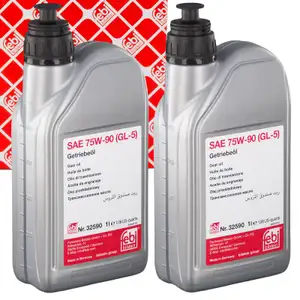 2L 2 Liter febi 32590 75W-90 GL-5 Getriebe&ouml;l Achsgetriebe&ouml;l Differential GELB