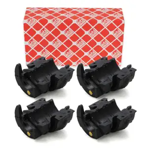 4x febi 104776 Stabilisatorlager f&uuml;r PORSCHE Cayenne 9PA VW Touareg 7L 7P hinten