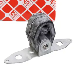 febi 105828 Halter Auspuff Schalld&auml;mpfer f&uuml;r AUDI Q7 4L 3.0 TDI hinten links 7L8253144