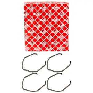 4x febi 49755 Halteklammer Ladeluftschlauch f&uuml;r VW Golf 4 5 6 Passat Polo Touran Touareg