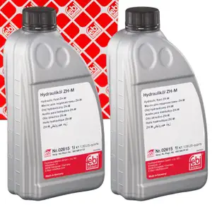 2L 2 Liter febi 02615 Hydraulik&ouml;l ZH-M GELB BMW MERCEDES MB 343.0
