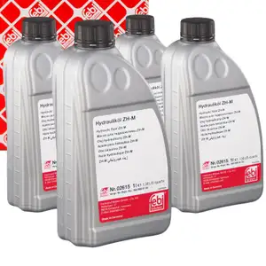 4L 4 liters febi 02615 ZH-M Yellow Hydraulic Oil for BMW and Mercedes-Benz MB 343.0