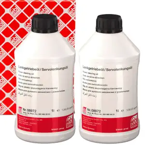 2L 2 Liter febi 08972 Hydraulik&ouml;l Servo&ouml;l GELB CHRYSLER DODGE IVECO MERCEDES VW