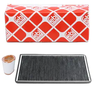febi Innenraumfilter + Luftfilter f&uuml;r LAND ROVER Range Rover 3 L322 4.4 4x4 286 PS