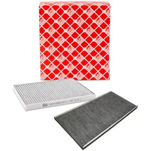 febi Innenraumfilter Aktivkohlefilter + Schwebstofffilter HEPA-Filter für TESLA S 5YJS