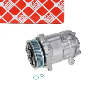 febi Klimakompressor f&uuml;r PEUGEOT 407 508 I 307 3008 I CITROEN C5 3 C6 1.6 1.8 2.0 2.7 3.0D