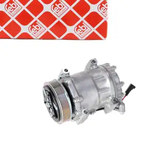 febi Klimakompressor f&uuml;r FORD Focus / C-Max Focus 2 VOLVO C30 S40 2 V50 MAZDA 3 (BK) 1.6D
