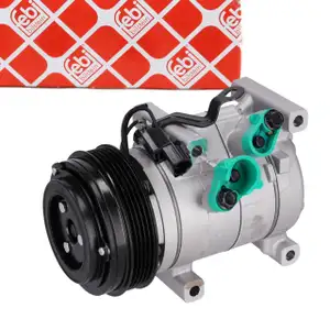 febi 1003191 Kompressor Klimaanlage f&uuml;r HYUNDAI i10 II Fahrzeuge ohne Klimaautomatik