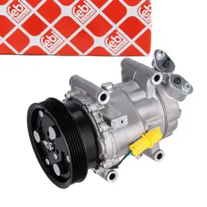 febi 1005596 Kompressor Klimaanlage f&uuml;r RENAULT Clio 3 Twingo 2 Kangoo Wind 7711497298