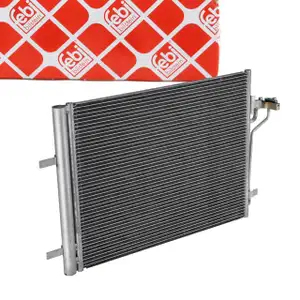 febi Kondensator Klima Klimakondensator inkl. Trockner f&uuml;r FORD Focus 3 Kuga 2 1785765