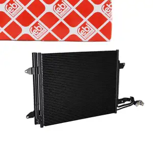febi Kondensator Klimaanlage + Trockner f&uuml;r VW Caddy 3 Touran 1.4 1.6 1.9 2.0 1T0820411A