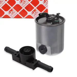 FEBI Kraftstofffilter + Ventil MERCEDES Sprinter B901-904 V-Klasse Vito W638 CDI OM611