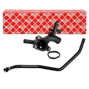 febi K&uuml;hlmittelflansch + Sensor + K&uuml;hlerschlauch f&uuml;r OPEL Astra J Cascada Zafira C 1.4