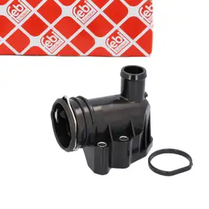 FEBI Kühlmittelflansch + Dichtung MERCEDES W203 W204 W211 W212 W463 W166 470 3.0D OM642