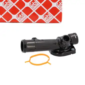febi 193080 K&uuml;hlmittelflansch Wasserflansch + Dichtung f&uuml;r AUDI Q5 2.0 TDI 03L121132AC