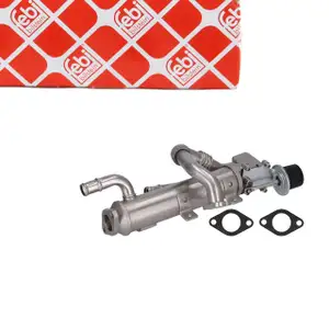 febi 193129 K&uuml;hler Abgasr&uuml;ckf&uuml;hrung + Dichtung f&uuml;r AUDI A4 B7 A6 C6 2.0 TDI 03G131512AL