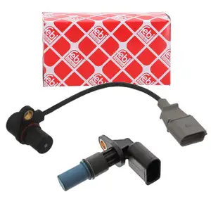 febi Kurbelwellen- + Nockenwellensensor f&uuml;r VW Golf 4 5 Passat B6 Touran A3 8L1 8P 1.6