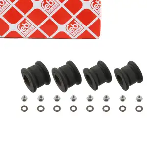 febi 17100 Stabilizer Bar Mount Repair Kit for MERCEDES W201, W124, C124 (Front) 1243201847