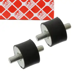 2x febi Lagerung Gummimetalllager Kühler für MERCEDES-BENZ T1 B601 B602 6089880011