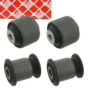 4x febi Querlenkerlager f&uuml;r VW Multivan Transporter T5 T6 Vorderachse vorne + hinten unten