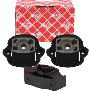 2x febi Motorlager + Getriebelager f&uuml;r MERCEDES W123 200 M115 mit Automatik ab Fgst.