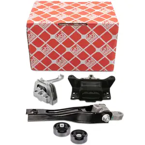 febi Motorlager Set f&uuml;r VW Golf 7 8 T-Roc AUDI A3 8V SKODA Octavia 3 2.0 TDI