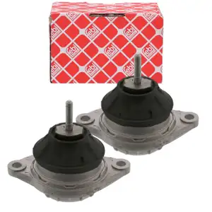 2x febi Motorlager Motorhalter f&uuml;r AUDI 90 B3 100 S4 A6 S6 C3 C4 2.3 / E vorne 443199379D