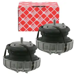 2x febi Motorlager f&uuml;r MERCEDES-BENZ Viano Vito / Mixto W639 M112 M272 vorne 6392410513