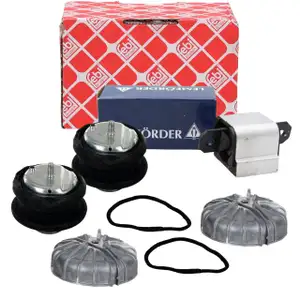 2x febi Motorlager + LEMF&Ouml;RDER Getriebelager f&uuml;r MERCEDES Viano Vito / Mixto W639 CDI