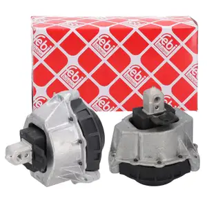 2x febi Motorlager Hydrolager f&uuml;r BMW 3er G20 G21 320/330i 4er G22 G23 G26 430i xDrive B48