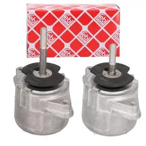 2x febi Motorlager Motorhalter Hydrolager f&uuml;r PORSCHE Panamera (970) 3.0 S 3.6 vorne