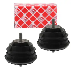 2x febi 04688 Motorlager Hydrolager f&uuml;r BMW 5er E34 530i 535i M5 7er E32 730i 735i