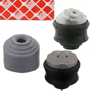 2x febi Motorlager Hydrolager f&uuml;r MERCEDES W203 S203 C219 W211 S211 M272 links + rechts