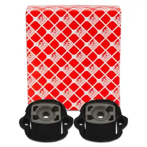 2x febi Motorlager Motorhalter für MERCEDES W123 200 84/94 M115 mit Schaltgetriebe vorne