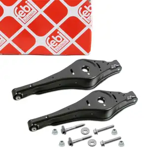 2x febi Querlenker Federaufnahme + Schrauben f&uuml;r VW Golf 5 6 Passat Tiguan Touran hinten