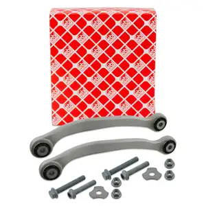 2x febi PROKIT control arms for MERCEDES-BENZ W211, S211, C219, R230 rear upper control arms