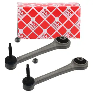 2x febi 12580 Querlenker Lenker f&uuml;r BMW 5er E39 7er E38 Hinterachse oben 33326768791
