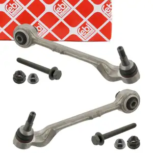 2x febi PROKIT Querlenker f&uuml;r BMW 1er E81-88 3er E90-93 X1 E84 Vorderachse hinten unten