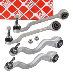 4x febi Querlenker f&uuml;r BMW 1er F20/21 F22/23 3er F30-34 4er xDrive Vorderachse unten