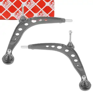 2x febi Querlenker Lenker Radaufh&auml;ngung f&uuml;r BMW 3er E30 316-325i M3 324d/td Z1 vorne unten