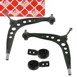 2x febi Querlenker Lenker + Lager f&uuml;r BMW 3er E36 316-328i 318/325td/tds Z3 vorne unten