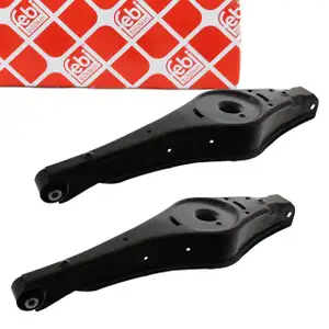 2x febi 34884 Querlenker Federaufnahme f&uuml;r VW Golf 5 6 Passat Tiguan Touran hinten unten