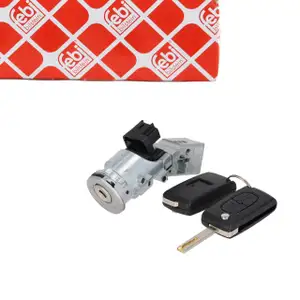 febi Lenkschloss + Schlie&szlig;zylinder + Schl&uuml;ssel f&uuml;r PEUGEOT 301 CITROEN C3 2 Berlingo 2
