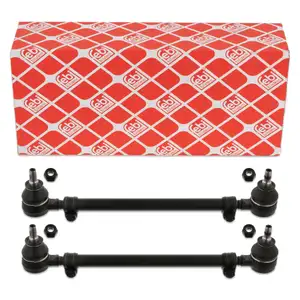 2x febi Spurstange + K&ouml;pfe f&uuml;r MERCEDES W108 W109/8 W114 W115 R107 C107 vorne 1153300803