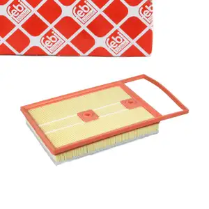 febi Luftfilter Polo 5 6R f&uuml;r AUDI 8X SEAT Ibiza 4 6J 6P SKODA Fabia 3 Rapid 1.4 TDI