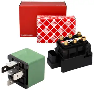 febi Magnetventil + Relais 40A Kompressor Luftfederung f&uuml;r MERCEDES W212 W/X164 W251 W221