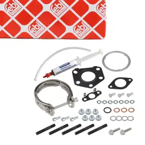 febi 191180 Montagesatz Lader Dichtung Turbolader f&uuml;r FIAT 500/L Panda Punto 0.9 55246658