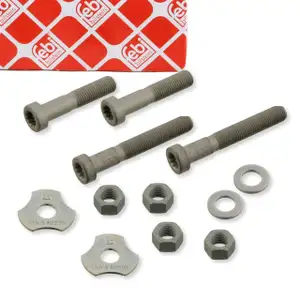 2x febi 17273 Montagesatz Schraubensatz Querlenker für MERCEDES-BENZ hinten 2103504506